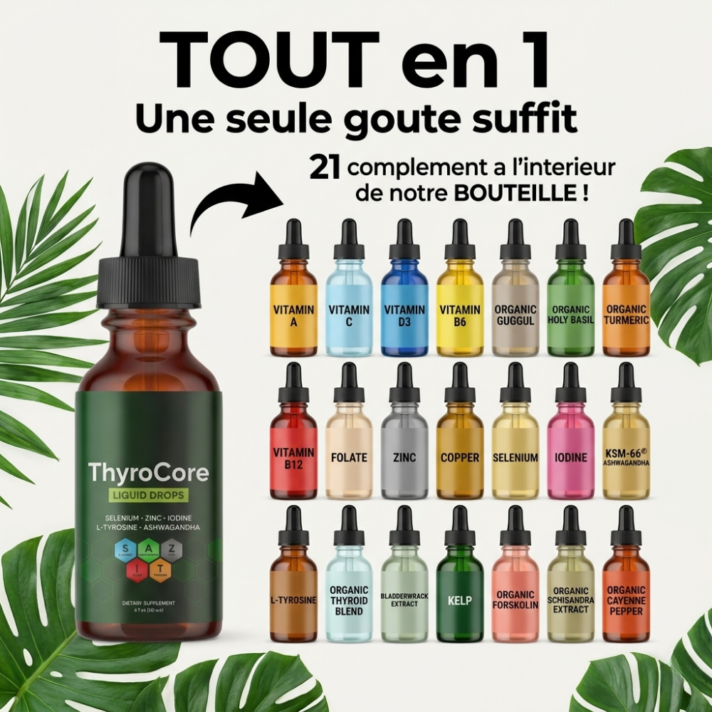 Gouttes Thyroïde 3-en-1